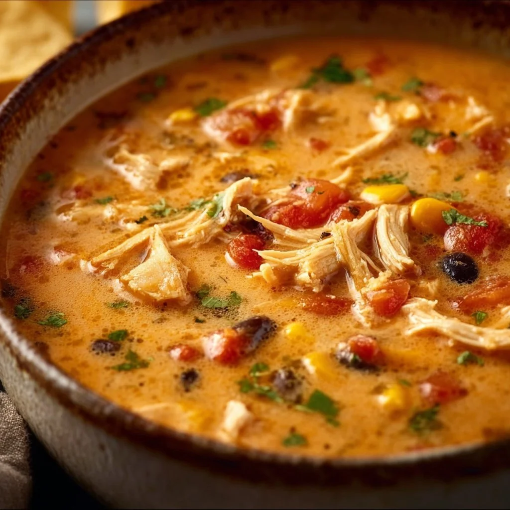 Creamy Chicken Tortilla Soup