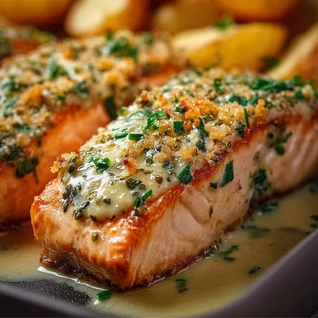 Creamy Chive Salmon