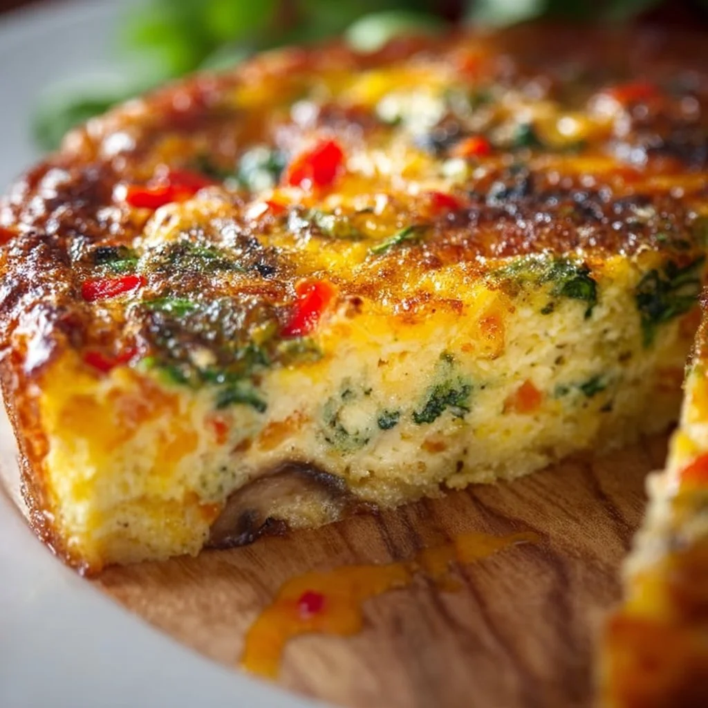 Crustless Veggie Quiche