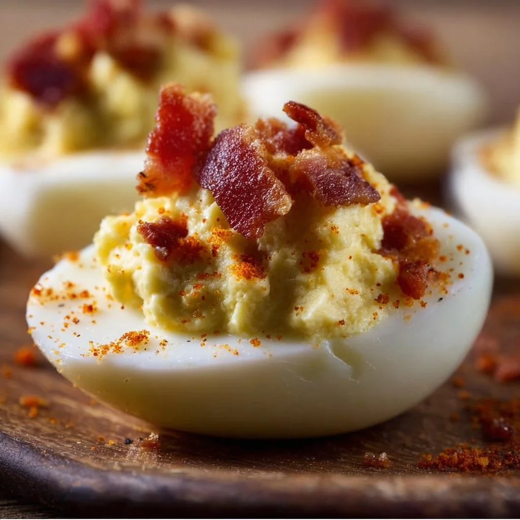 Deviled Eggs with Bacon