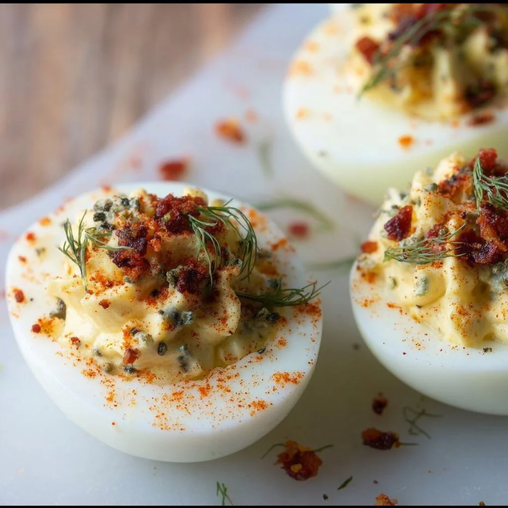 Deviled Eggs with Dill Relish