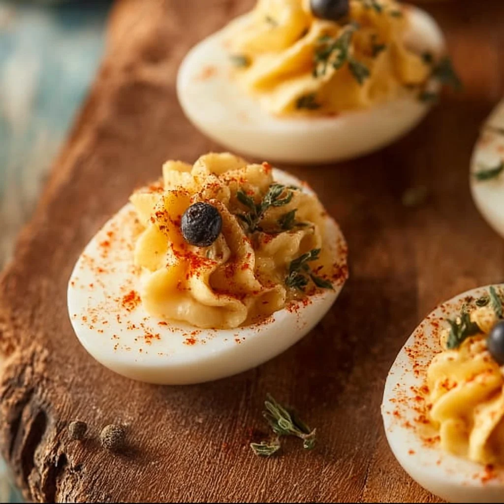 Dijon Deviled Eggs