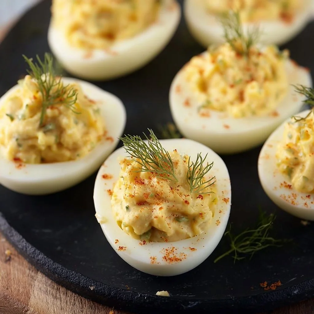 Dill Pickled Deviled Eggs