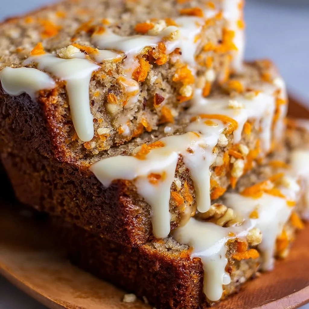 Fluffy Carrot Cake Banana Bread