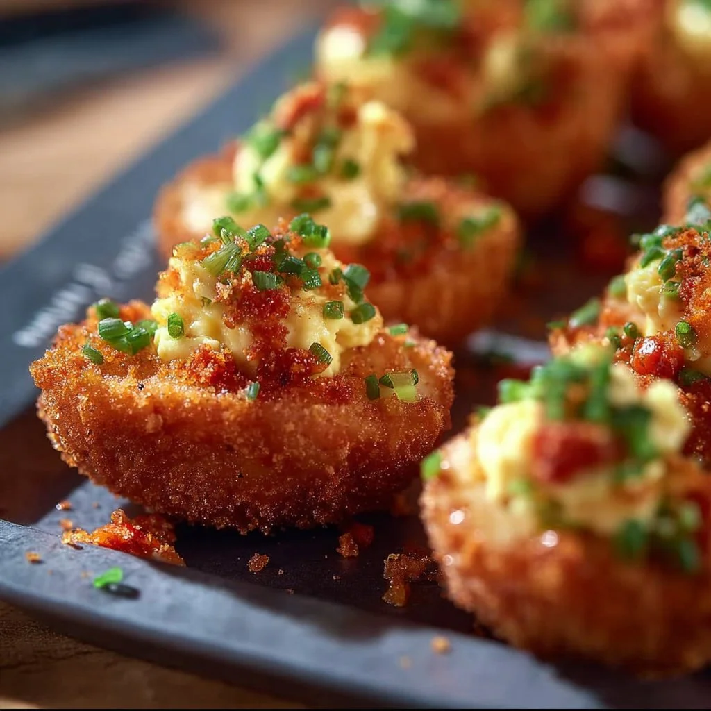 Fried Deviled Eggs
