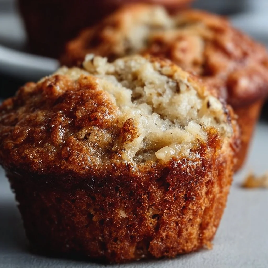 Healthy Greek Yogurt Banana Muffins