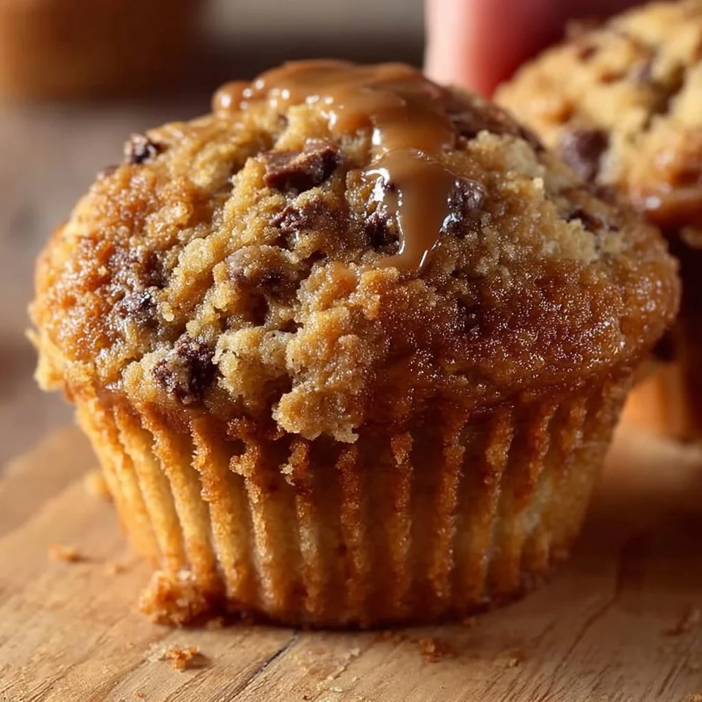 Healthy Peanut Butter Banana Muffins