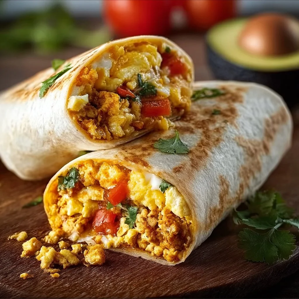 High-Protein Breakfast Burrito