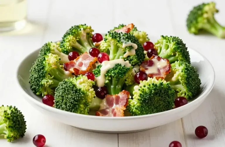 Best Broccoli Salad with Bacon and Cranberries That Shines
