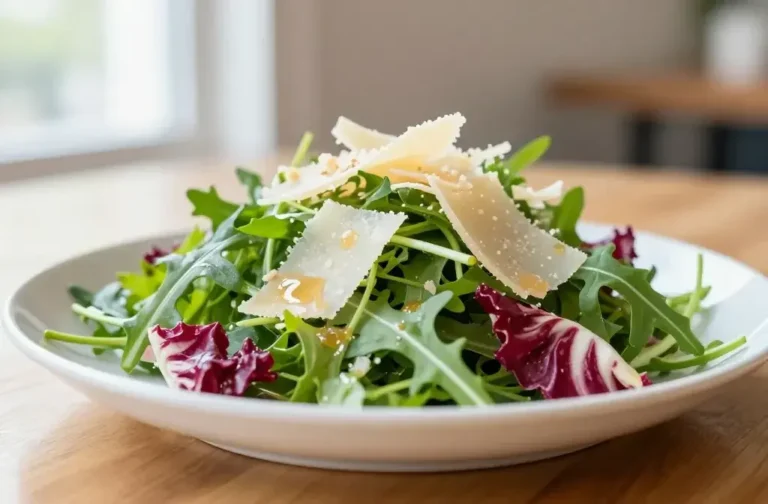 Spring Mix Salad Side Dish with Parmesan: a Bright Bite