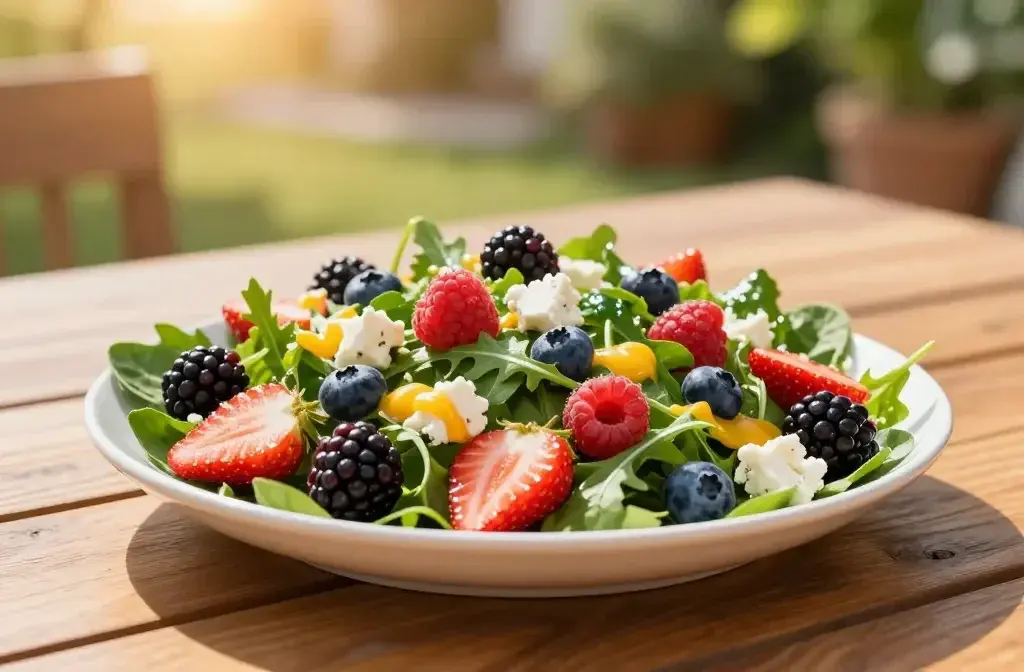Brunch Salads Summer Style with Berries: Bright Bites