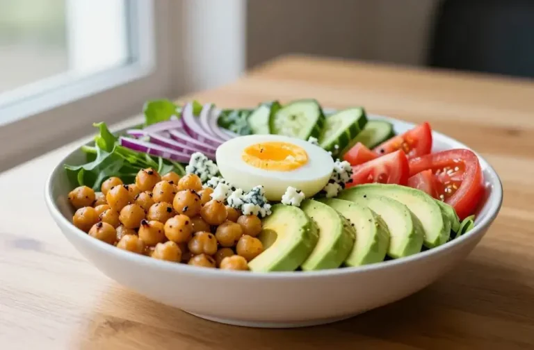 Chickpea Cobb Salad Vegetarian Bowl: Veggie Power Bowl