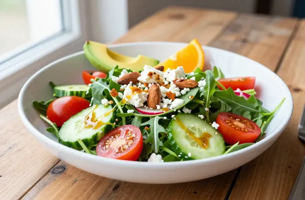 Spring Mix Salad with Balsamic Honey Dressing: Bright Weeknight Treat