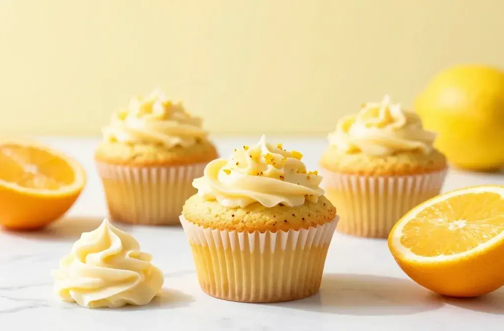 Sunshine Citrus Spring Cupcakes: Zesty Mood Makers