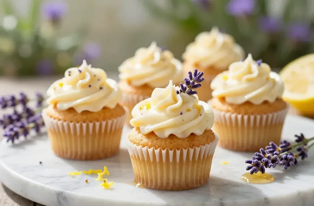 Lavender Honey Spring Cupcakes: a Garden-Fresh Treat