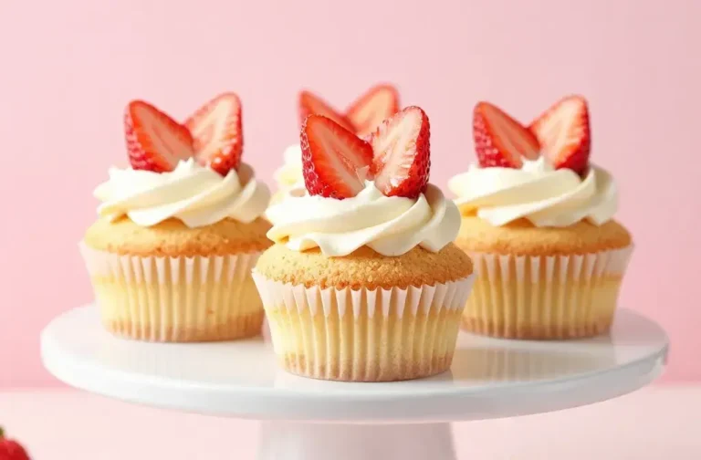 Strawberry Angel Food Cupcake Ideas That Wow