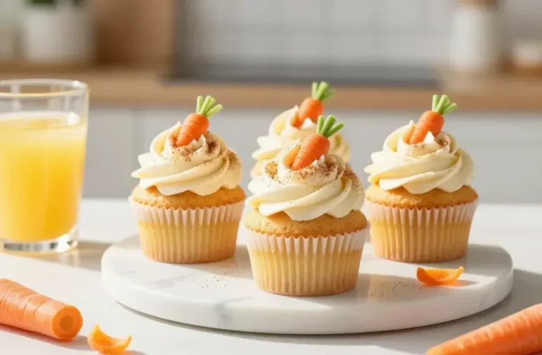 Carrot Cake Spring Cupcakes with Cream Cheese Frosting: Sunshine in Mini Format