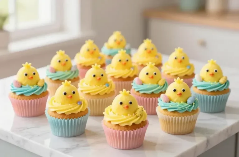 Chick Nest Easter Cupcakes with Mini Eggs: Adorable Spring Treats