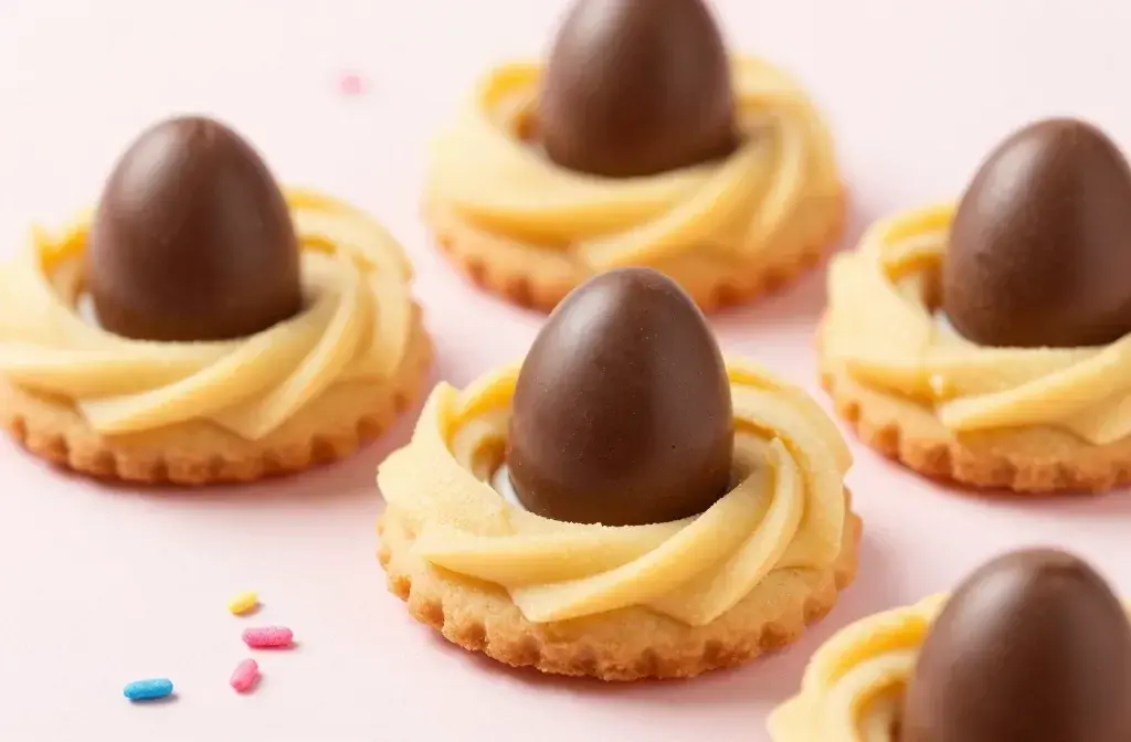 Easter Nest Cookies with Chocolate Eggs: Adorable & Easy Fun