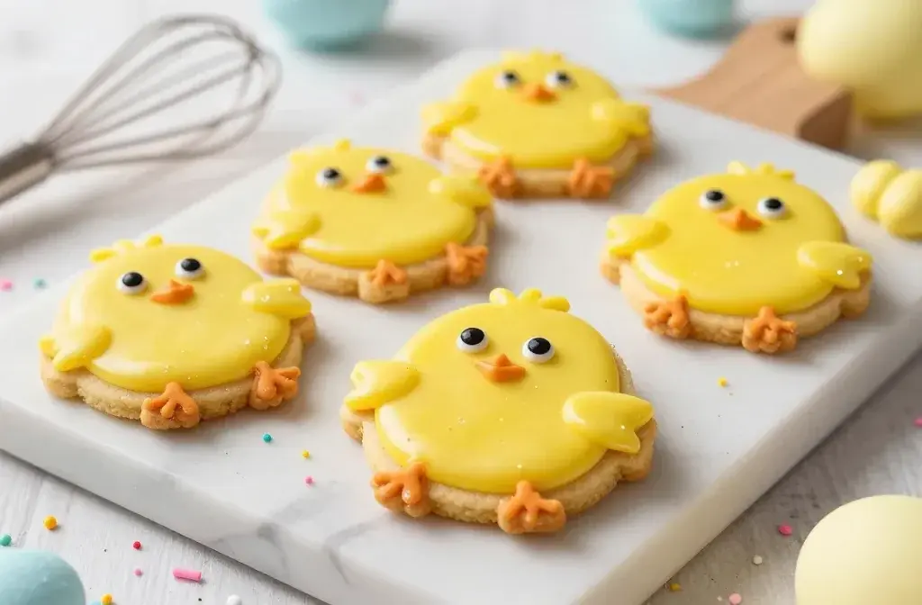 Easter Chick Decorated Sugar Cookies That Wow