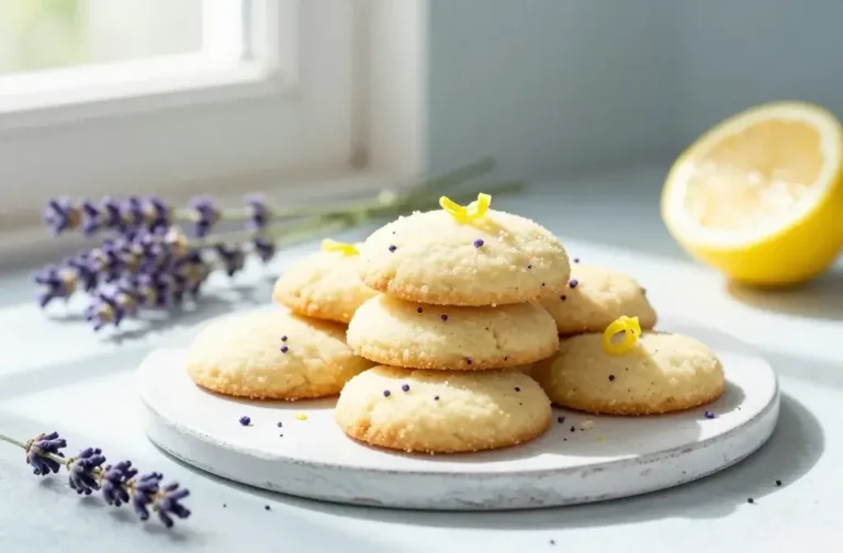 Lemon Lavender Spring Sugar Cookies: Sunlit Delights