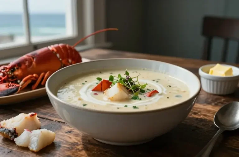 Lobster and Cod Chowder: Velvet Sea Comfort