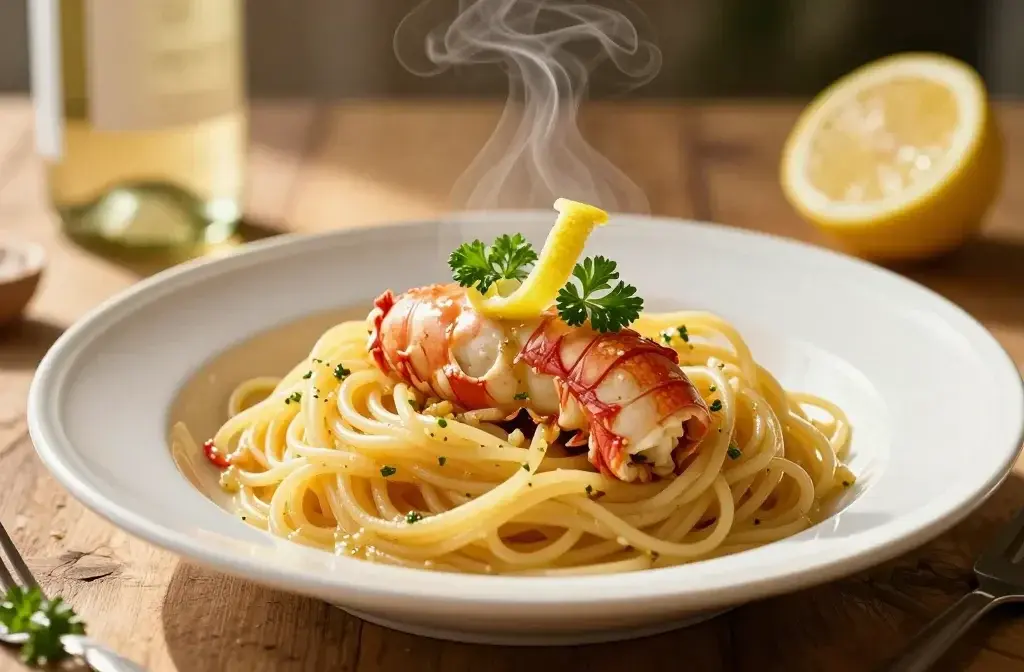 Langostino “Lobster” Linguini with Garlic Butter: Weeknight Indulgence
