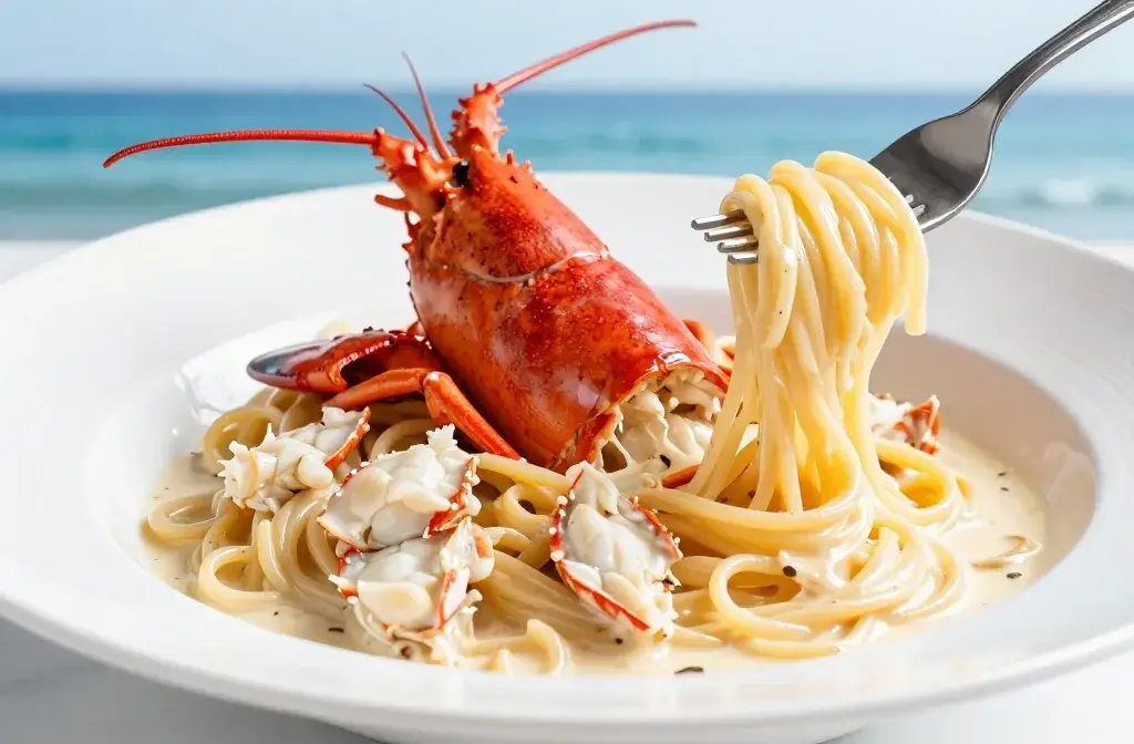Lobster and Crab Linguine in White Wine Sauce: Luxe Weeknight Dinner