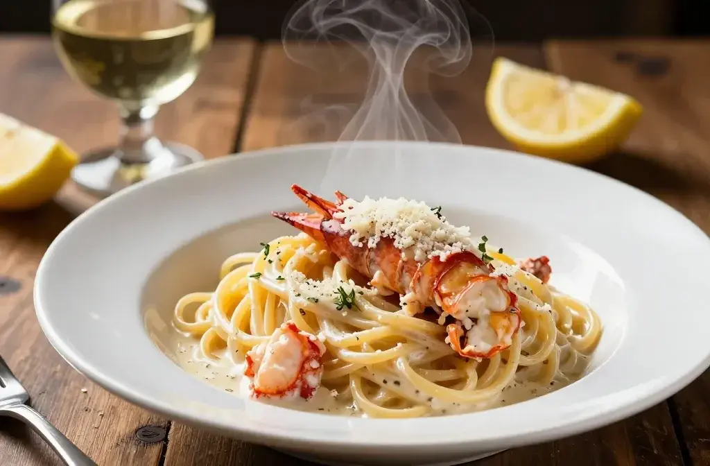 Creamy Lobster Linguini with Garlic Parmesan: Pure Indulgence