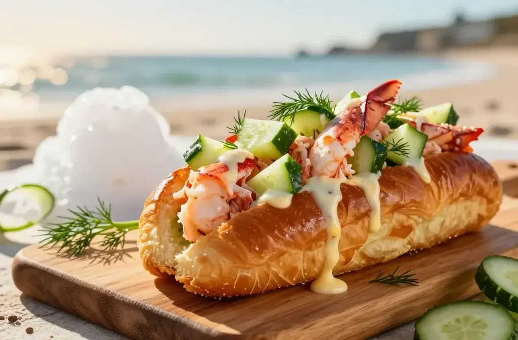 Cucumber-Dill Lobster Roll for a Fresh Bite: Bright Bites