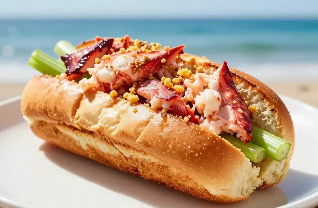 Old Bay Lobster Roll with Crunchy Celery: Summer in a Bite