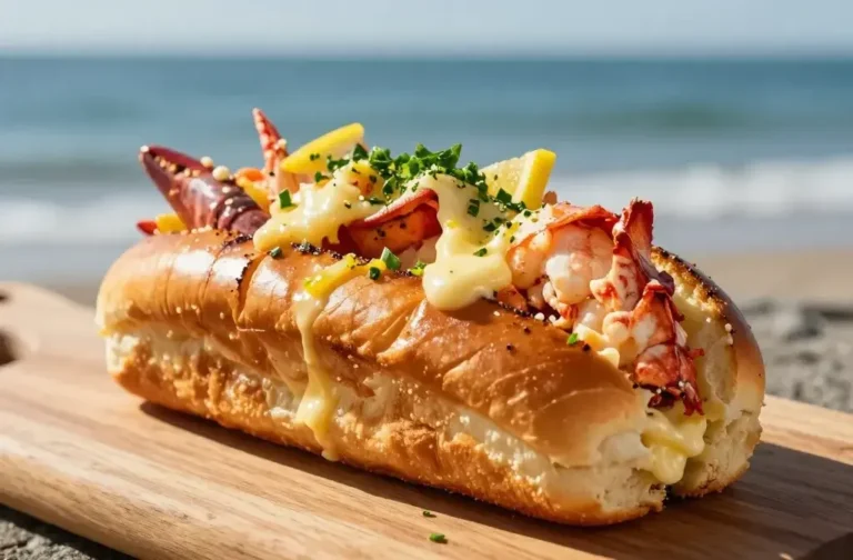 Lemon Herb Lobster Roll with Buttered Bun: Golden Bite