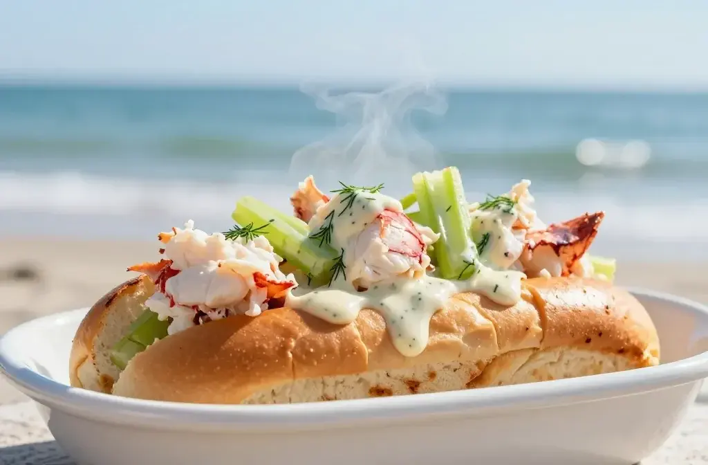 Cold Lobster Roll with Dill and Celery: Breezy Perfection