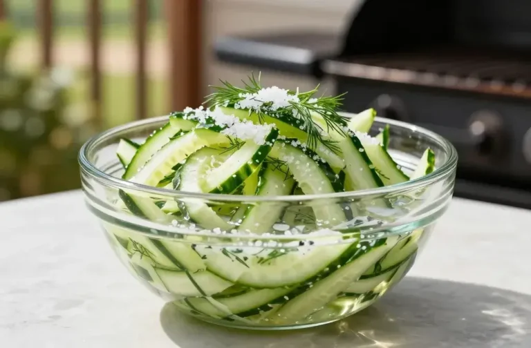 Cold Bbq Sides: Vinegar Cucumber Salad That Pops
