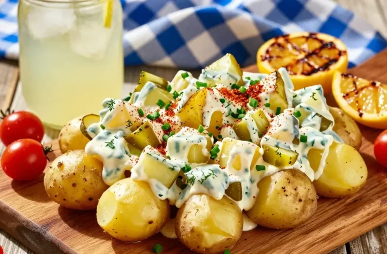 4th of July Potato Salad with Pickles That Pops