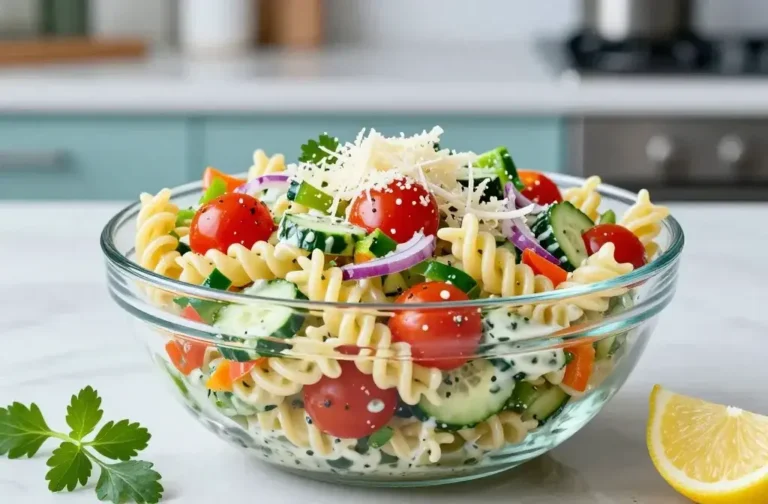Quick Pasta Salad Ranch Style: Fresh Summer Crunch