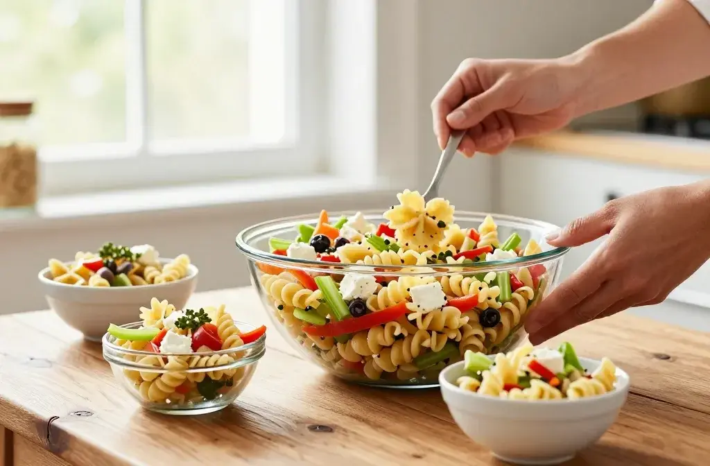 Cold Pasta Salad for a Crowd: the Make-Ahead Mvp