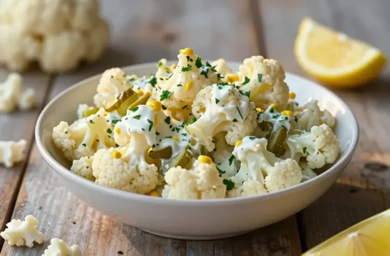 Cauliflower Potato Salad Low Carb: Crunchy, Creamy Perfection