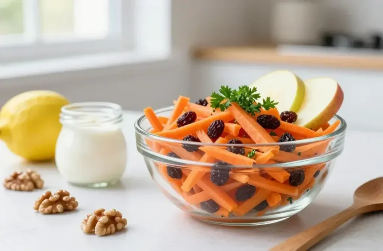 Healthy Carrot Raisin Salad: Bright, Crunchy Goodness