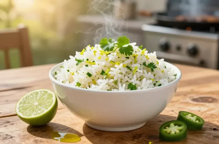 Cilantro Lime Rice for Cookouts: Bright, Zippy Sidekick