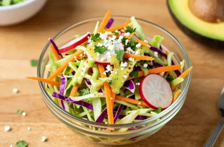 Mexican Coleslaw with Lime Dressing: Zesty Crunch Magic Unleashed