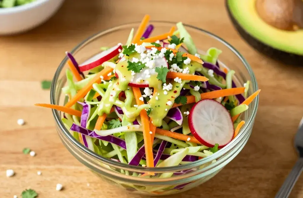 Mexican Coleslaw with Lime Dressing: Zesty Crunch Magic Unleashed