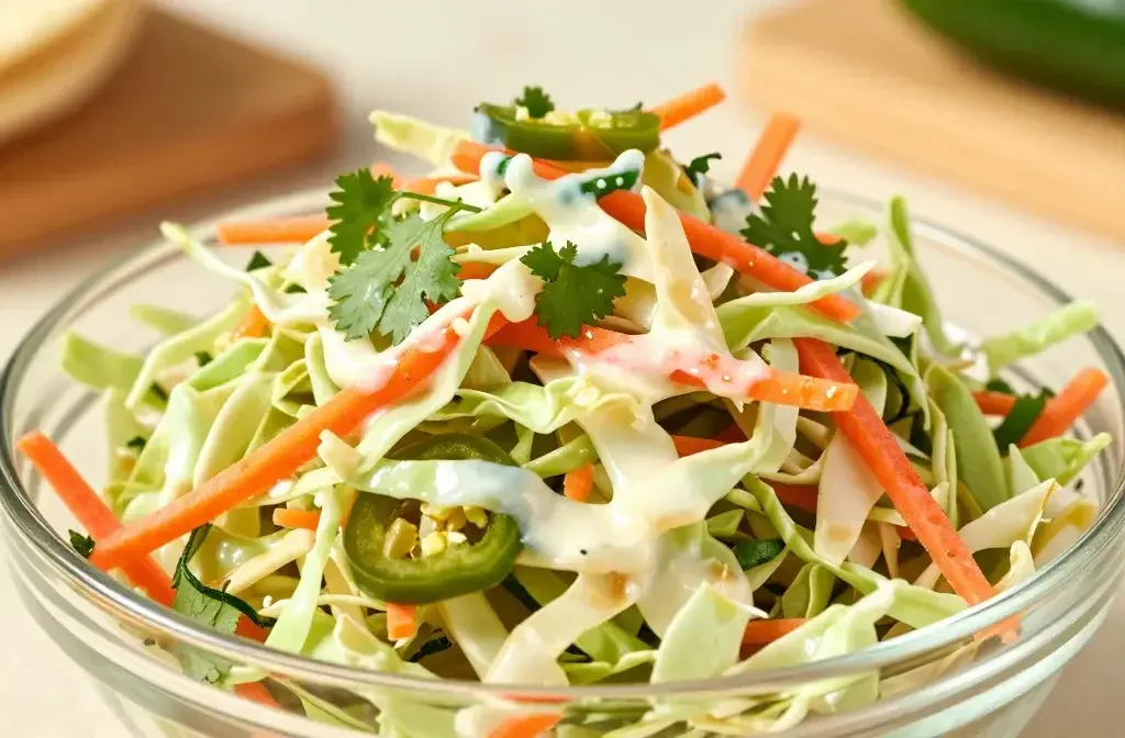Creamy Mexican Slaw Salad for Tacos: Crunchy to Creamy Delight Unleashed