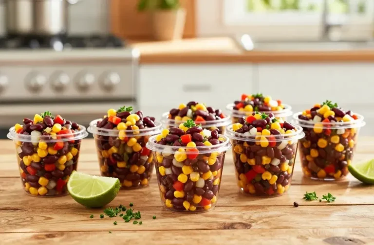 Cowboy Caviar Lunch Cups: Crunchy, Fresh & Portable Road-Ready Bites