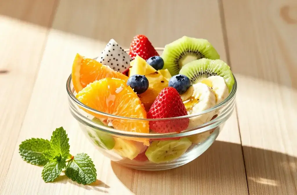 Fruit Salad with Honey Lime Dressing: a Bright Bash in a Bowl Rediscovered in 5 Minutes