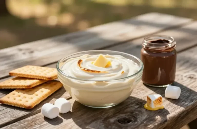 Easy Picnic Ideas: S’Mores Dessert Dip Fans, Dip, Delight