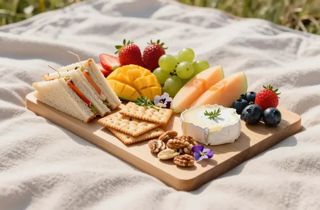 Picnic Boards: Tea Sandwiches and Fruit Bliss