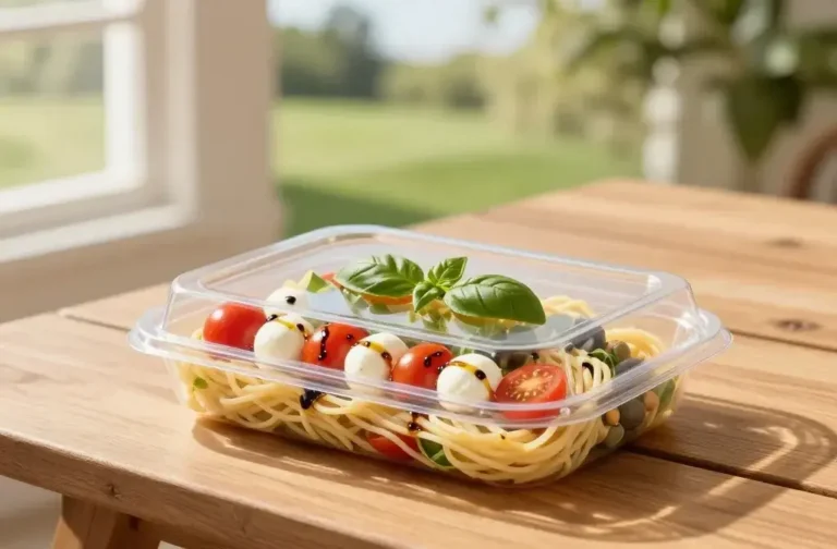 Picnic Trays: Caprese Pasta Salad Box – Perfectly Portable Bite-Sized Feast