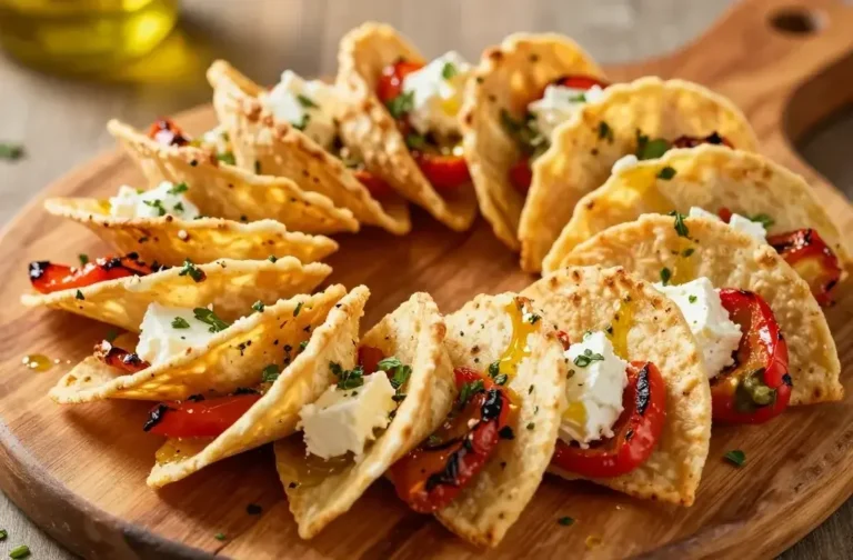 Feta Pinwheels with Roasted Peppers: Sunset Snackors