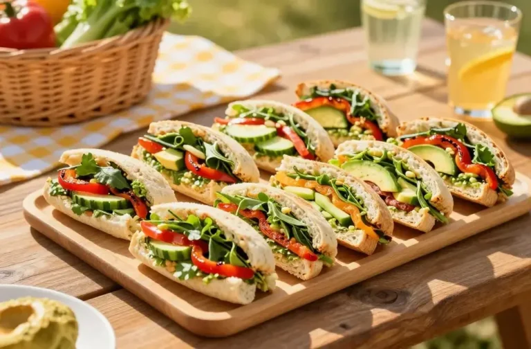 Vegetarian Pinwheel Sandwiches for a Picnic: Fresh, Portable Delights